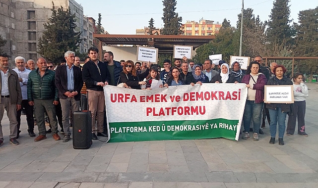 Urfa Emek ve Demokrasi Platformu: Suriye'de Soykırım Devam Ediyor