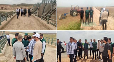 DSİ GAP 15. Bölge Müdürü Viranşehir’de İncelemelerde Bulundu