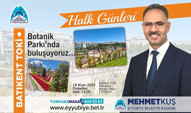 Eyyübiye Belediyesi Halk Günlerini Mahallelere Taşıyor