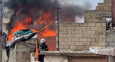 Şanlıurfa'da Korkutan Yangın!