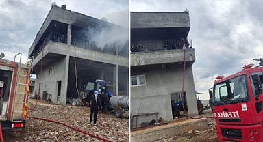 Siverek’te Mesken Yangını Korkuttu!