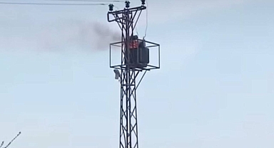 Siverek’te Sulama Trafosunda Yangın Paniği