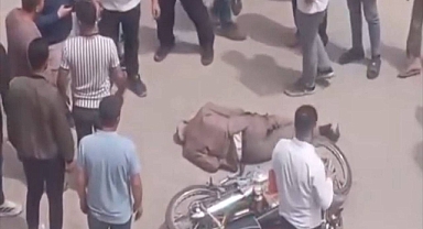 Urfa’da Motosiklet Yaşlı Adama Çarptı! 