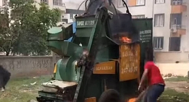 Urfa’da Park Halindeki Patoz Alev Aldı! 