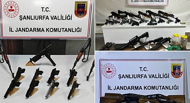 Urfa'da Silah Kaçakçılığına Darbe: 22 Gözaltı, Cephanelik Ele Geçirildi