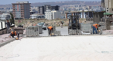 Doğukent’te Üstyapı Çalışmaları Sürüyor