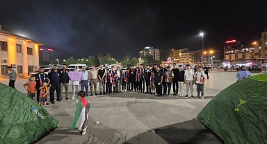 Gazze İçin Nöbetteyiz Etkinliğine Anlamlı Katılım