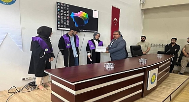 Hilvan İlçe Milli Eğitim Müdürü Sinan Ateş, Harran MYO Mezuniyet Törenine Katıldı
