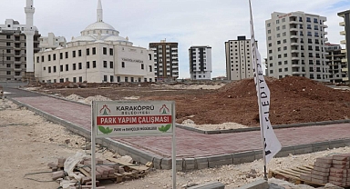 Karaköprü'de Yeşil Alanlar Artıyor