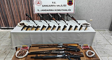 Şanlıurfa’da Jandarmadan Silah Kaçakçılarına Darbe: 16 Gözaltı