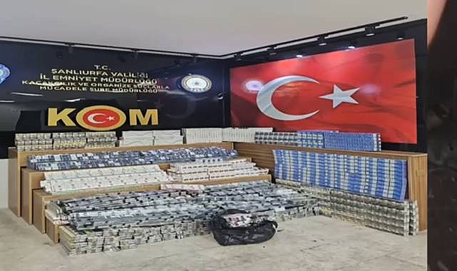 Şanlıurfa'da Kaçak Sigara Operasyonu: 1 Kişi Tutuklandı