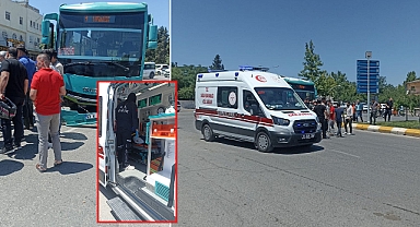 Şanlıurfa'da Özel Halk Otobüsü Motosiklete Çarptı: 1 Ağır Yaralı
