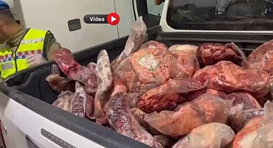 Urfa’da Gümrük Kaçağı Ve Bozulmuş Et Ele Geçirildi 