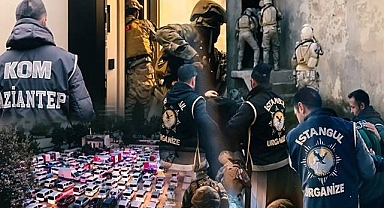 Urfa Dahil 10 İlde 11 Organize Suç Örgütüne Darbe: 86 Tutuklama!