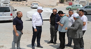 Başkan Mehmet Kuş Osmanlı Mahallesi’nde İncelemelerde Bulundu