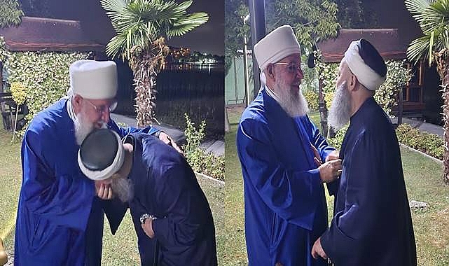 Cübbeli Ahmet Hoca, Menzil Şeyhi Muhammed Sâkî’nin Elini Öptü