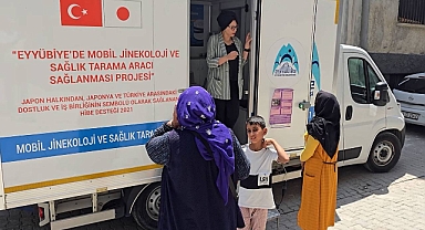Eyyübiye Belediyesi Mobil Sağlık Tarama Aracı Görevde