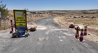 Halfeti - Bozova Grup Yolu Sıcak Asfalta Kavuşuyor