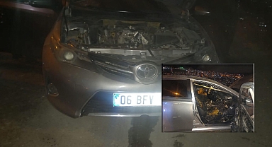 Karaköprü'de Şok Olay: Kadın Sürücü Kendi Aracını Ateşe Verdi