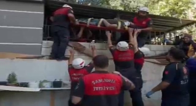 Epilepsi Nöbeti Geçiren Vatandaş 4. Kattan Düştü: İtfaiye Zamanında Yetişti