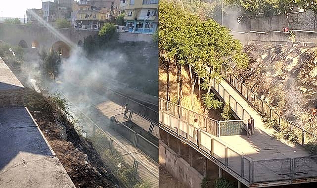 Karakoyun Deresi’nde Yangın Paniği: Kuru Otlar Tutuştu, İtfaiye Zamanında Yetişti