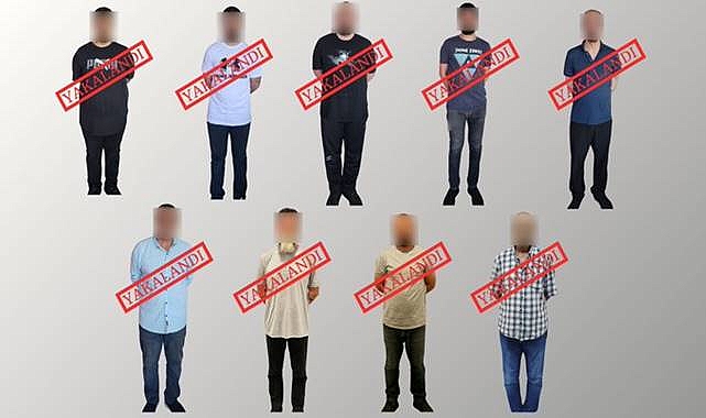 Kırmızı Bültenli 8 Suçlu ve 1 Dolandırıcı Türkiye’ye İade Edildi