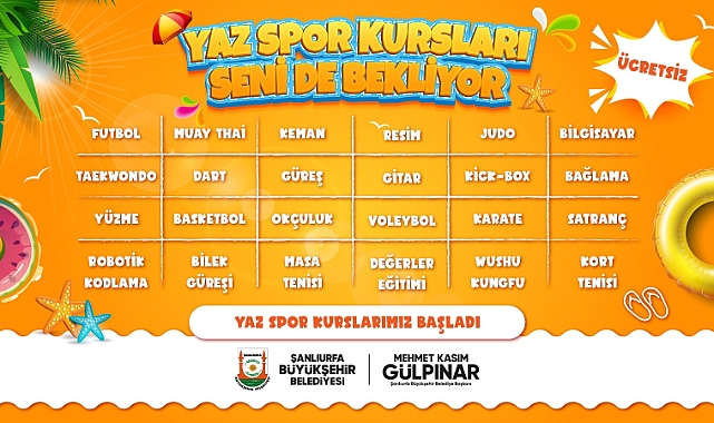 Şanlıurfa Büyükşehir Belediyesi'nden Gençlere Çağrı: Kanala Değil Havuza