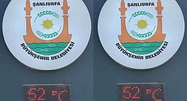 Şanlıurfa'da Termometreler 52 Dereceyi Gördü!