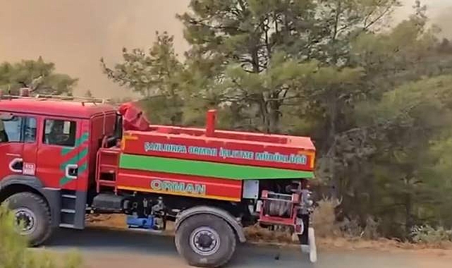 Şanlıurfa İtfaiyesi, Hatay’daki Orman Yangınına Destek İçin Harekete Geçti
