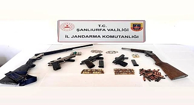 Şanlıurfa Jandarmasından Ruhsatsız Silah Operasyonu: 10 Gözaltı