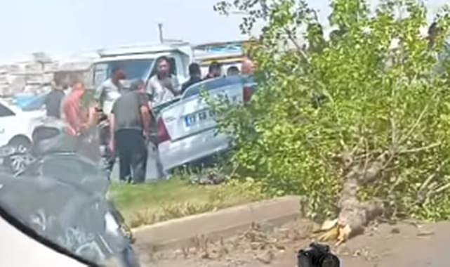 Siverek-Şanlıurfa Yolunda Kaza: Otomobil Orta Refüje Çarptı, Yaralı Var