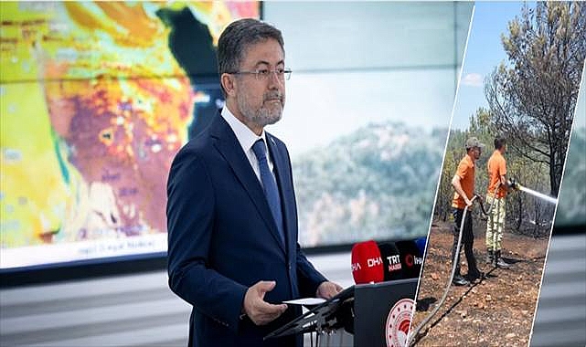 Tarım ve Orman Bakanı Yumaklı: 55 Yangın Kontrol Altına Alındı