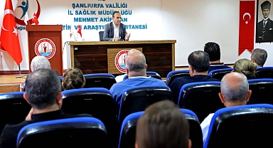 Urfa’da Uzman Hekimlerle Değerlendirme Toplantısı Yapıldı