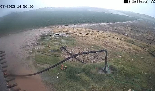 Viranşehir’de Sağanak Yağış ve Fırtına Kameralara Yansıdı