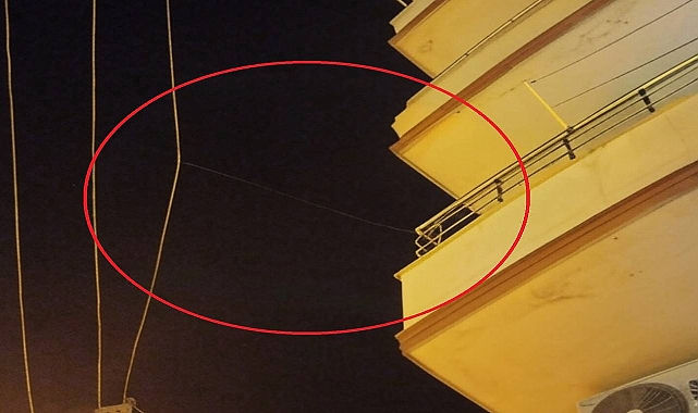 Elektrik Hattına Kanca Atan Şahıs Mahalleyi Elektriksiz Bıraktı!