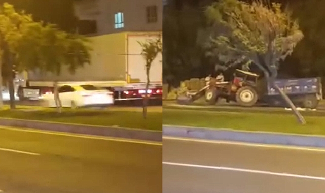 Hilvan'da Tır ile Traktör Çarpıştı: Şans Eseri Yaralanan Olmadı