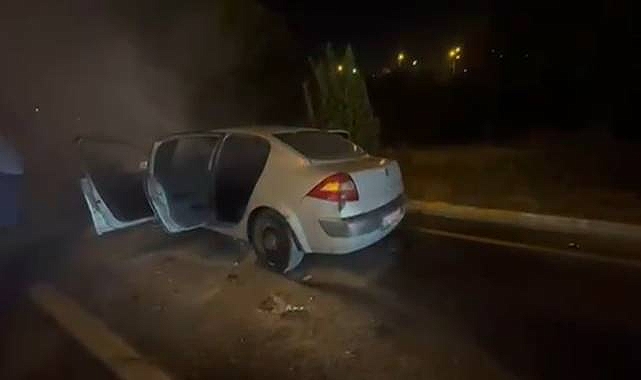 Karaköprü'de Araç Yangını Paniğe Neden Oldu