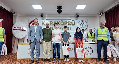 Karaköprü’de Kur’an Kursunda Başarılı Olan Öğrenciler Ödüllendirildi