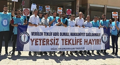 Sağlık-Sen Şanlıurfa Şubesi’nden Toplu Sözleşme Teklifine Tepki!