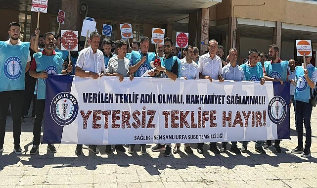 Sağlık-Sen Şanlıurfa Şubesi’nden Toplu Sözleşme Teklifine Tepki!
