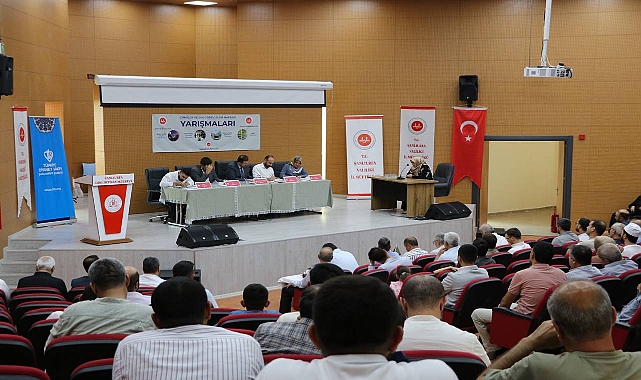 Şanlıurfa’da Ayet Ve Hadis Ezberleme Bölge Yarışması Düzenlendi