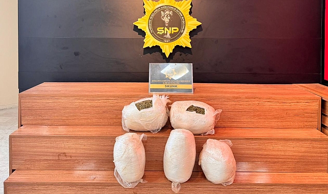 Şanlıurfa’da Narkotik Operasyon: 7,5 Kilo Skunk Ele Geçirildi