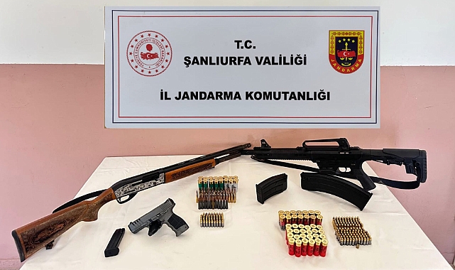 Şanlıurfa’da Ruhsatsız Silah Operasyonu