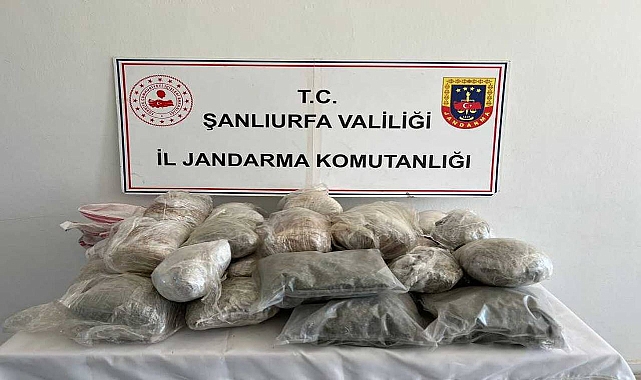 Urfa’da 26 Kilo 400 Gram Esrar Ele Geçirildi