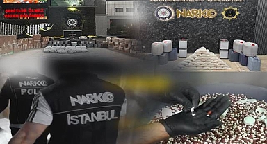 366,5 Kilo Uyuşturucu Madde ve 1,5 Milyon Hap Ele Geçirildi