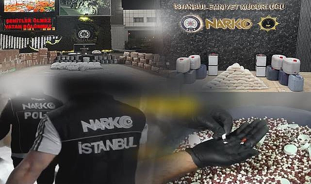 366,5 Kilo Uyuşturucu Madde ve 1,5 Milyon Hap Ele Geçirildi