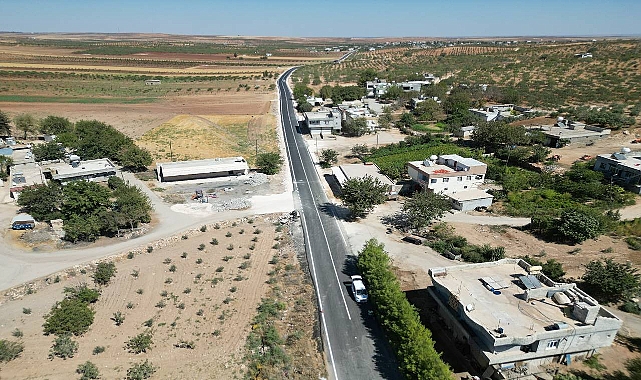 Birecik’te 11,5 Kilometrelik Kırsal Yol Sıcak Asfaltla Buluştu