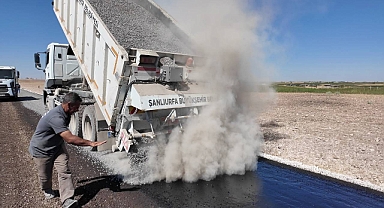 Büyükşehir, Harran’da Yol Konforunu Artırıyor