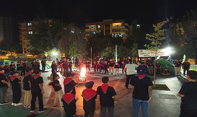 Genç İzciler Mevlid-İ Nebi” Kampında Buluştu