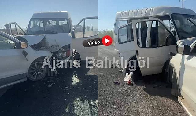 Hilvan'da Minibüs İle Otomobil Çarpıştı: Çok Sayıda Yaralı